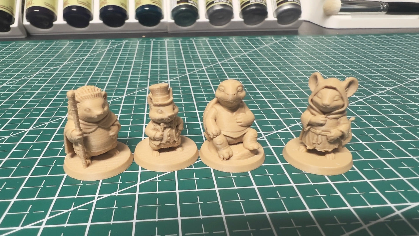 Everdell - Miniaturas de criaturas Base