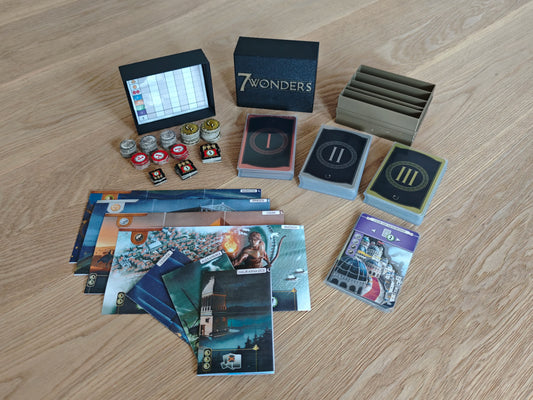 7 Wonders - Caja de Viaje para 4 Jugadores