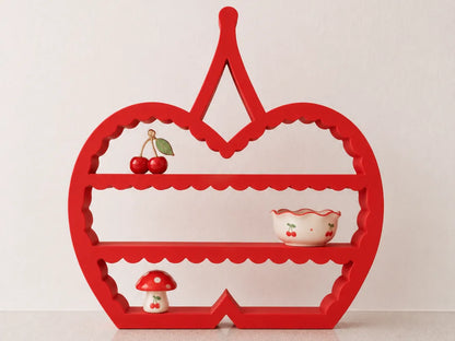 Estantería de Cereza Infantil impresa en 3D para decorar habitaciones infantiles y exponer juguetes, libros o figuras.