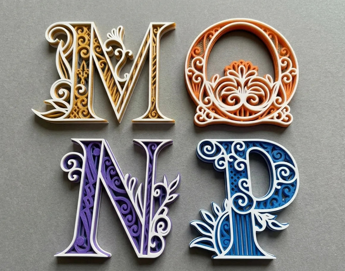 Letras Personalizadas Estilo Ornamental