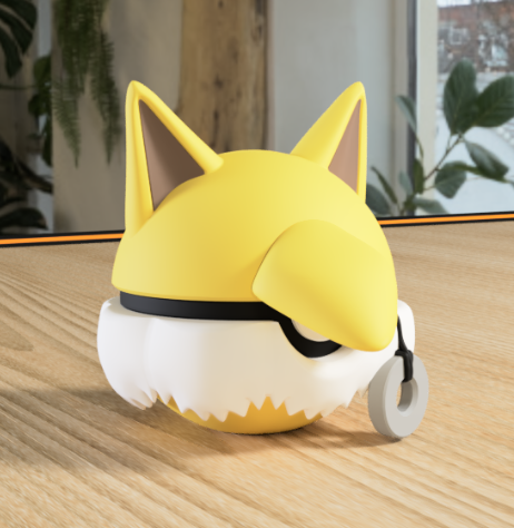 Poki-Bola #0097 Hypno impresa en 3D para colección y exposición.