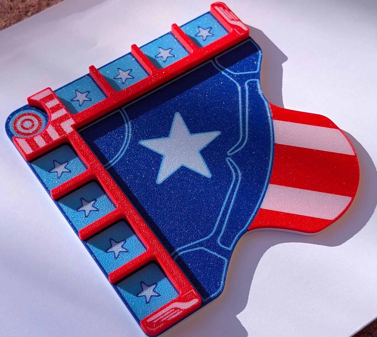Marvel Champions LCG - Tablero de Héroe de Capitán América Premium