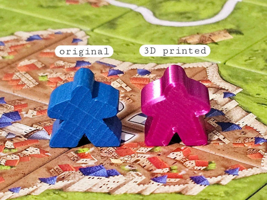 Carcassonne – Meeples de colores