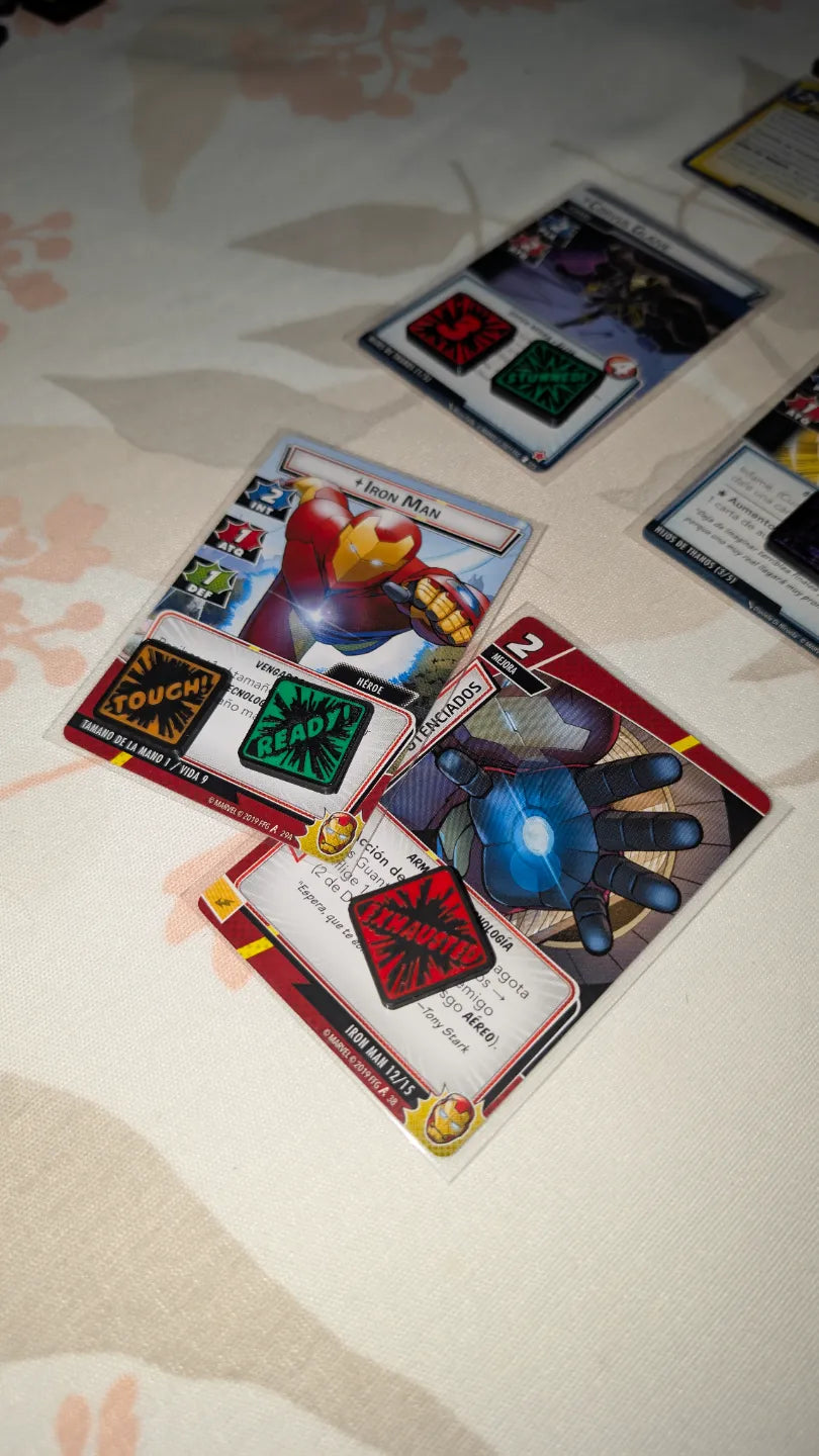 Marvel Champions LCG - Fichas de Preparado Agotado Premium