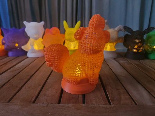 Poki-Linterna #0058 Growlithe