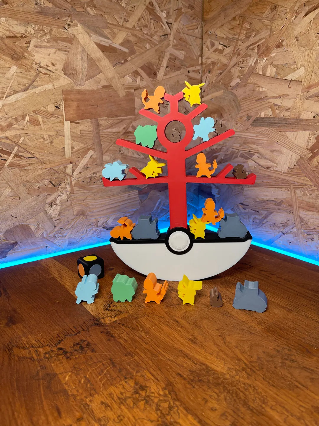 Árbol del Equilibrio, juego de habilidad y equilibrio para desarrollar la coordinación, la precisión y la concentración.