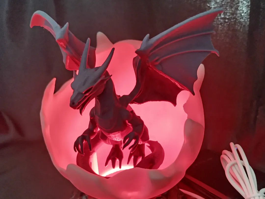 Lámpara Dragón Eclosionando RGB