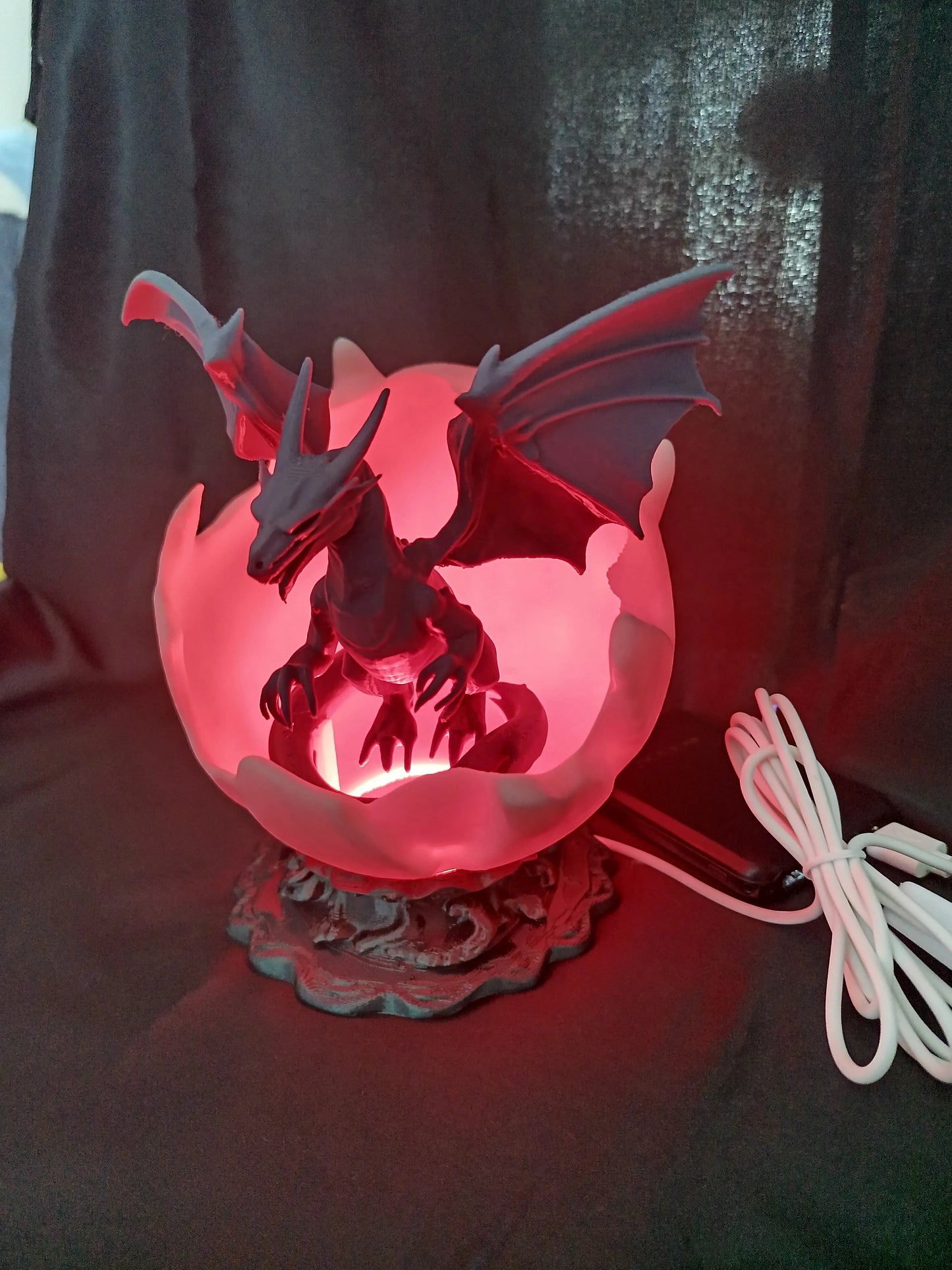 Lámpara Dragón Eclosionando RGB