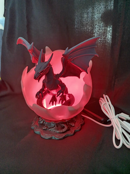 Lámpara Dragón Eclosionando RGB