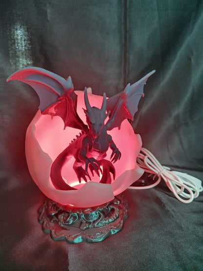 Lámpara Dragón Eclosionando RGB