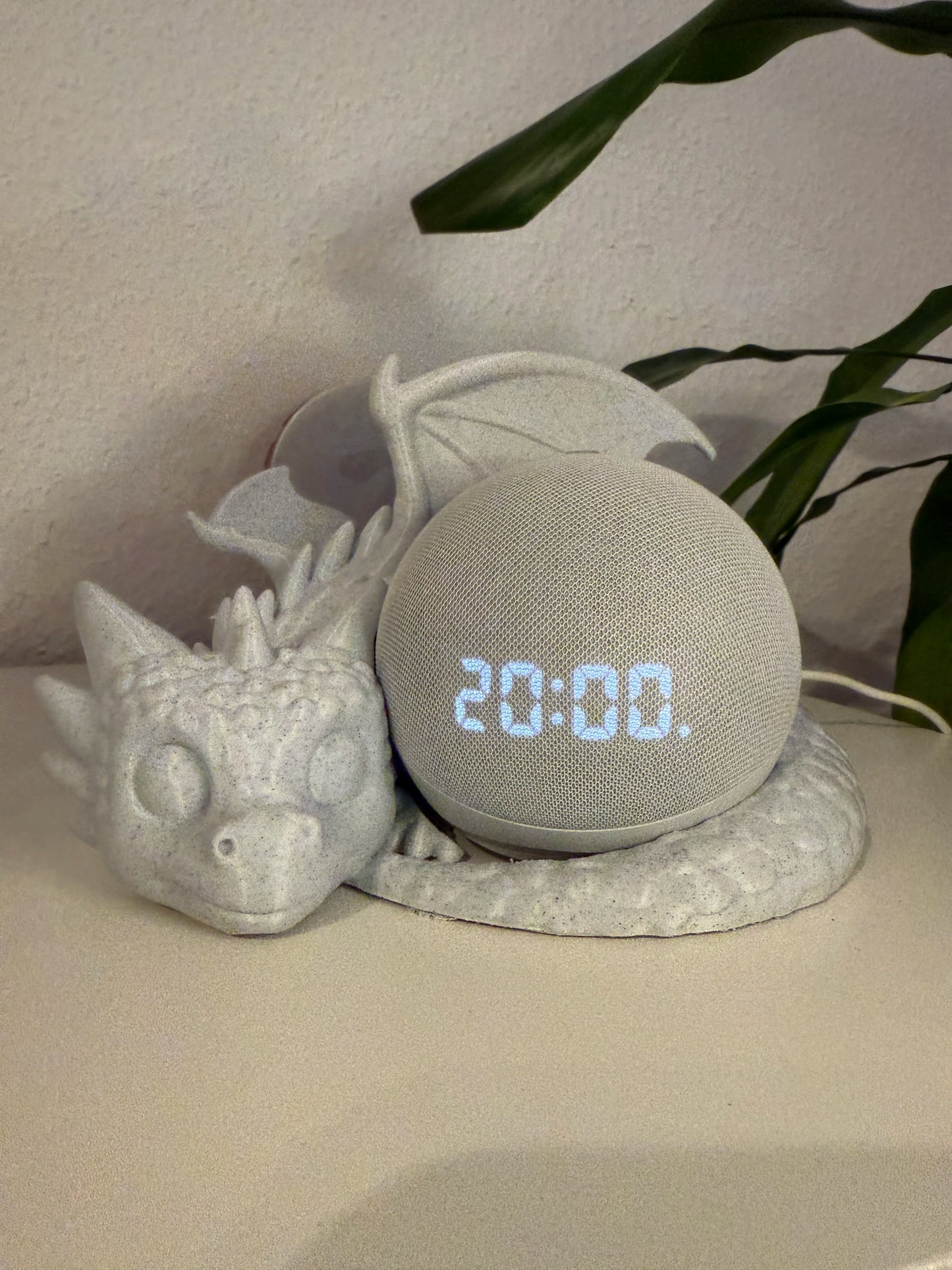 Soporte Dragón Mágico para Alexa Echo Dot y HomePod mini