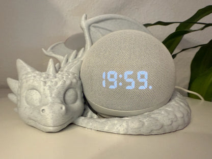 Soporte Dragón Mágico para Alexa Echo Dot y HomePod mini