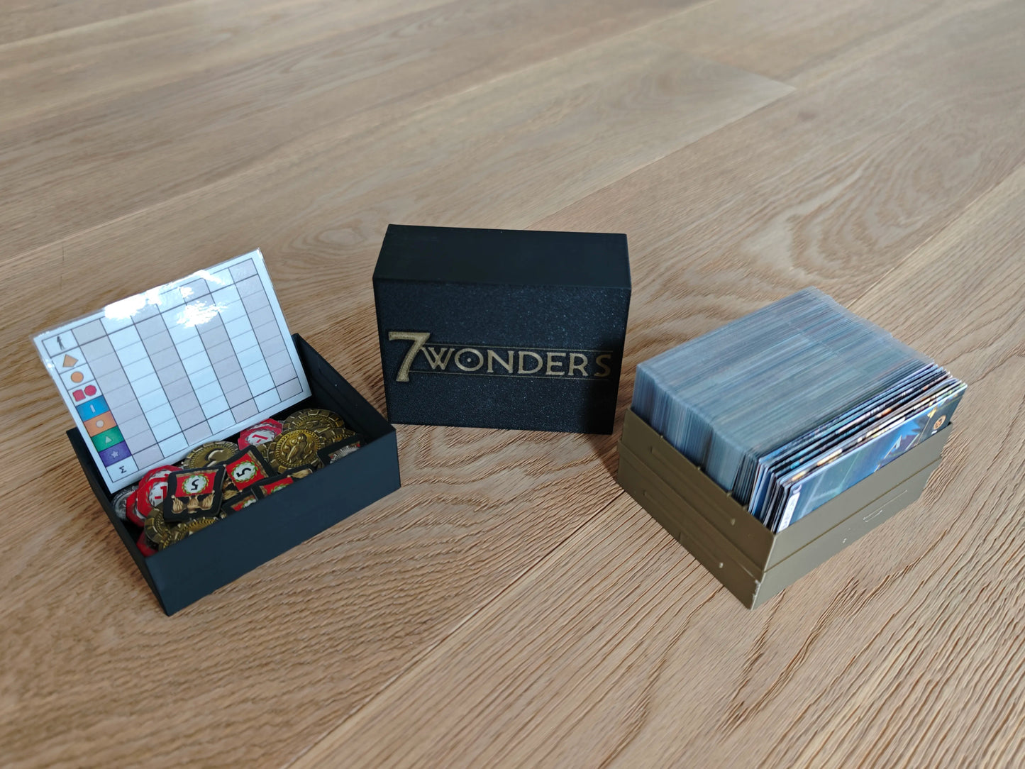 7 Wonders - Caja de Viaje para 4 Jugadores