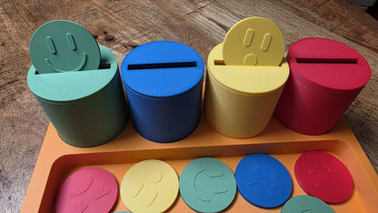 Juego de Clasificación de Emociones Montessori