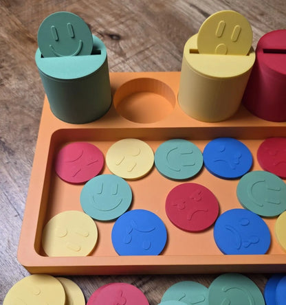 Juego de Clasificación de Emociones Montessori