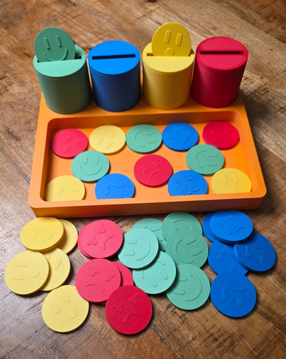 Juego de Clasificación de Emociones Montessori