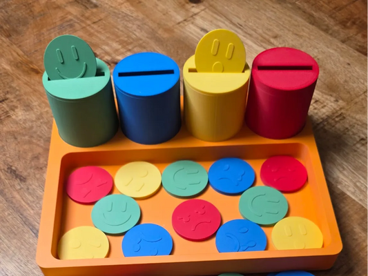 Juego de Clasificación de Emociones Montessori