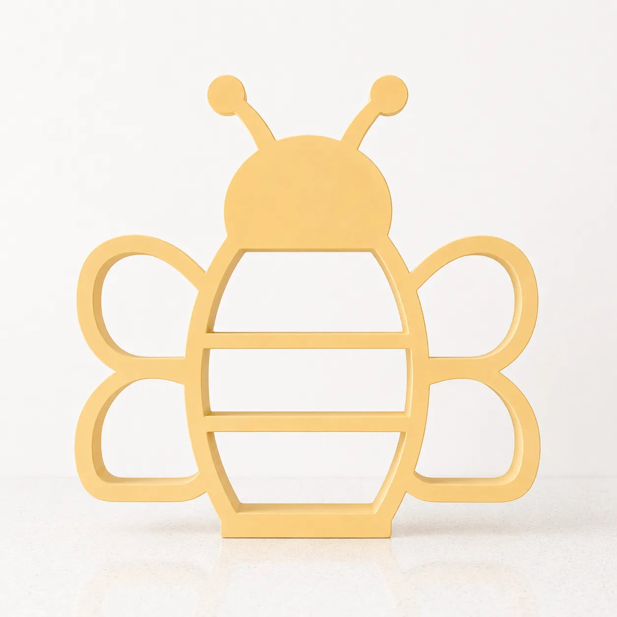 Estantería de Abeja Infantil impresa en 3D para decorar habitaciones infantiles y exponer juguetes, libros o figuras.