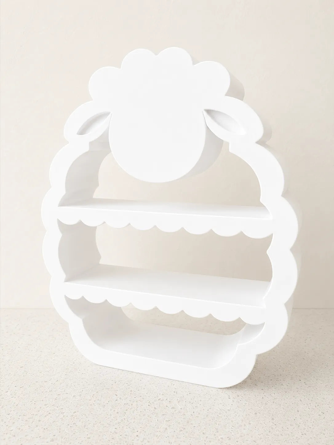 Estantería de Oveja Adorable Infantil impresa en 3D para decorar habitaciones infantiles y exponer juguetes, libros o figuras