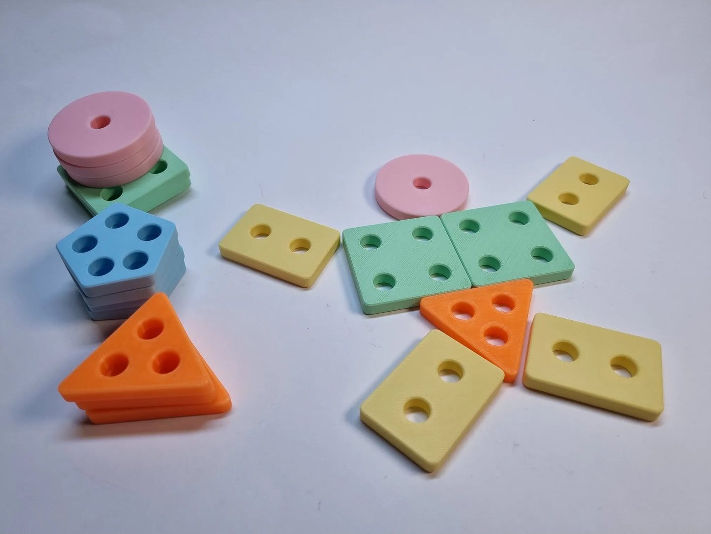 Juego de Apilar y Clasificar Pastel Montessori