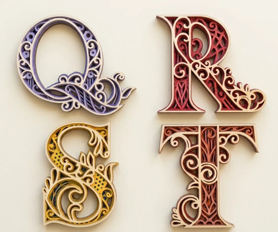 Letras Personalizadas Estilo Ornamental