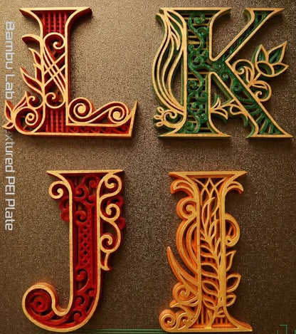 Letras Personalizadas Estilo Ornamental