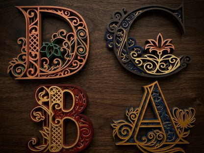 Letras Personalizadas Estilo Ornamental