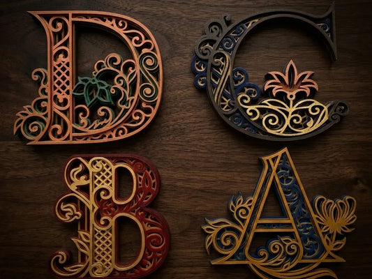 Letras Personalizadas Estilo Ornamental
