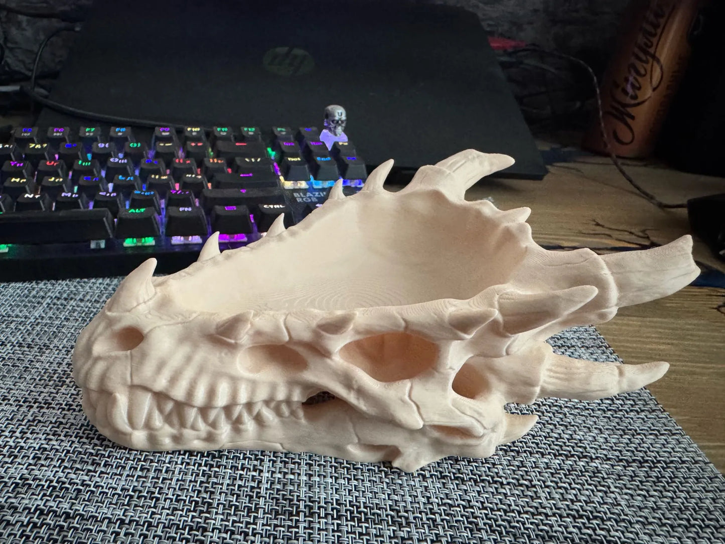 Organizador de Escritorio Calavera de Dragón