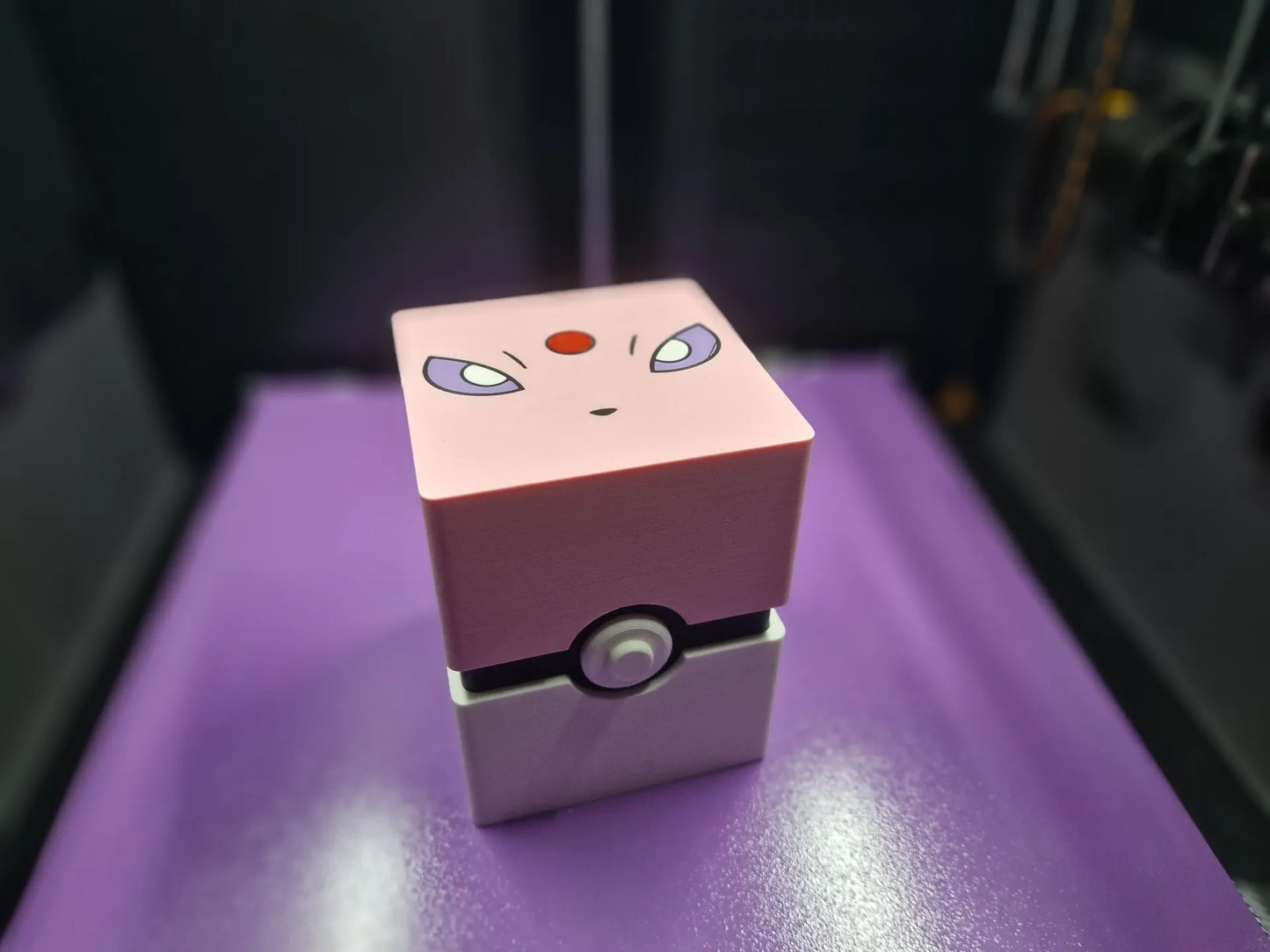 Caja para mazos de Pokémon Espeon impresa en 3D para guardar y proteger cartas Pokémon