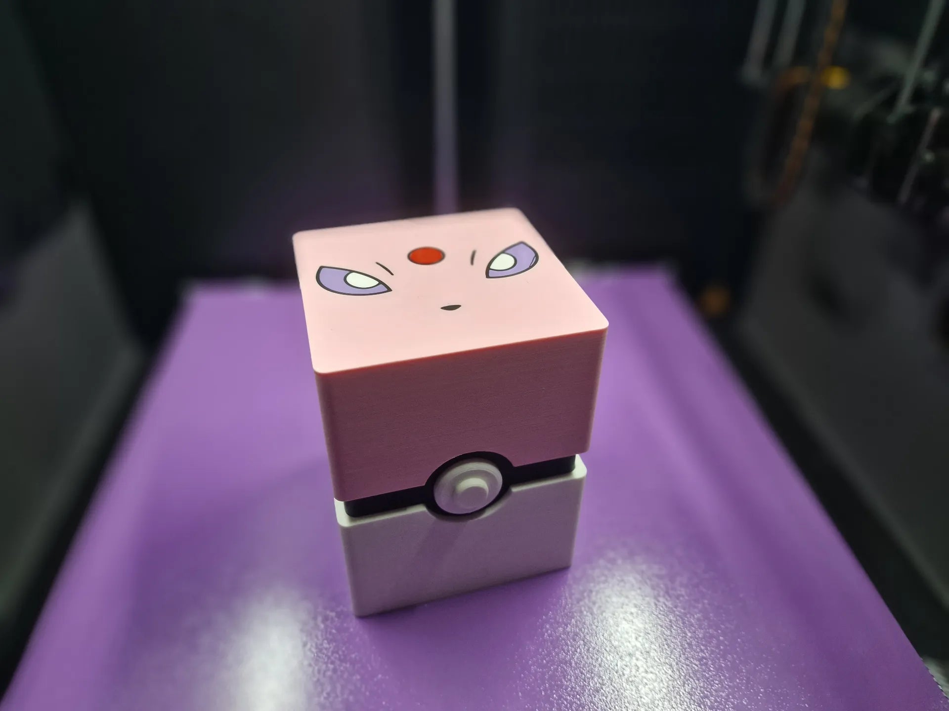 Caja para mazos de Pokémon Espeon impresa en 3D para guardar y proteger cartas Pokémon