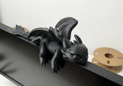 Dragón Desdentado Durmiendo para Monitor