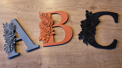 Letras Personalizadas Bouquet Floral