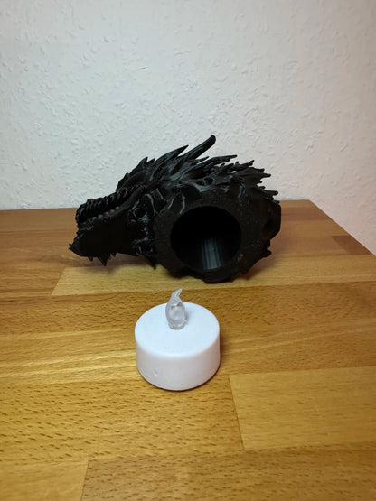 Cabeza de Dragón Luminosa