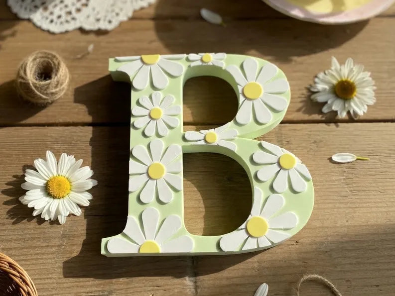 Letras Personalizadas Estilo Margaritas