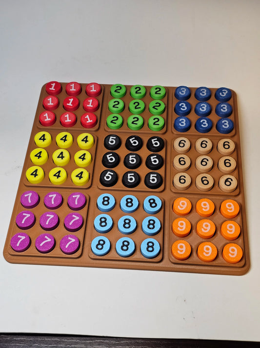 Sudoku de Colores Montessori – Sudoku Físico