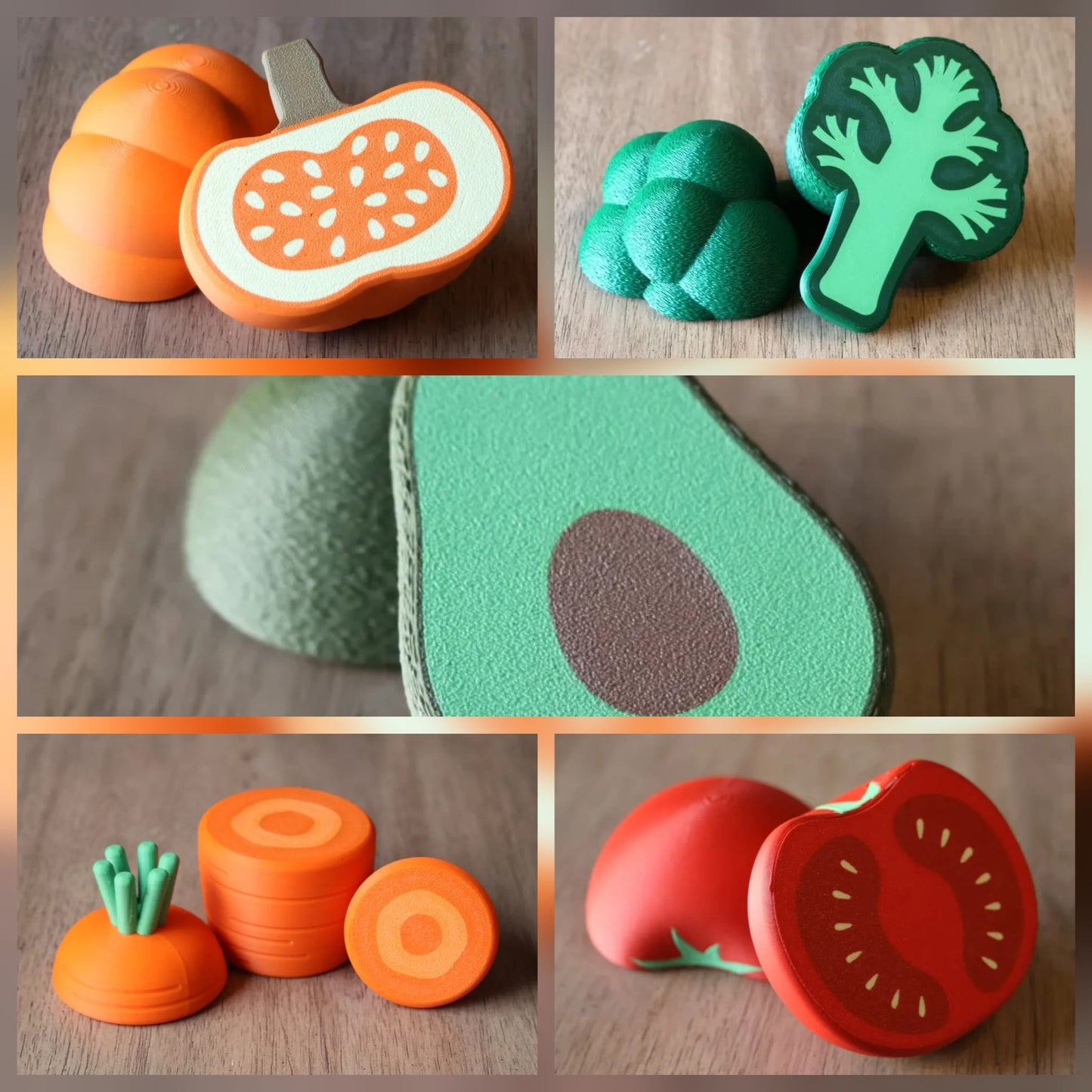 Pack Completo – Comida Magnética Cortable