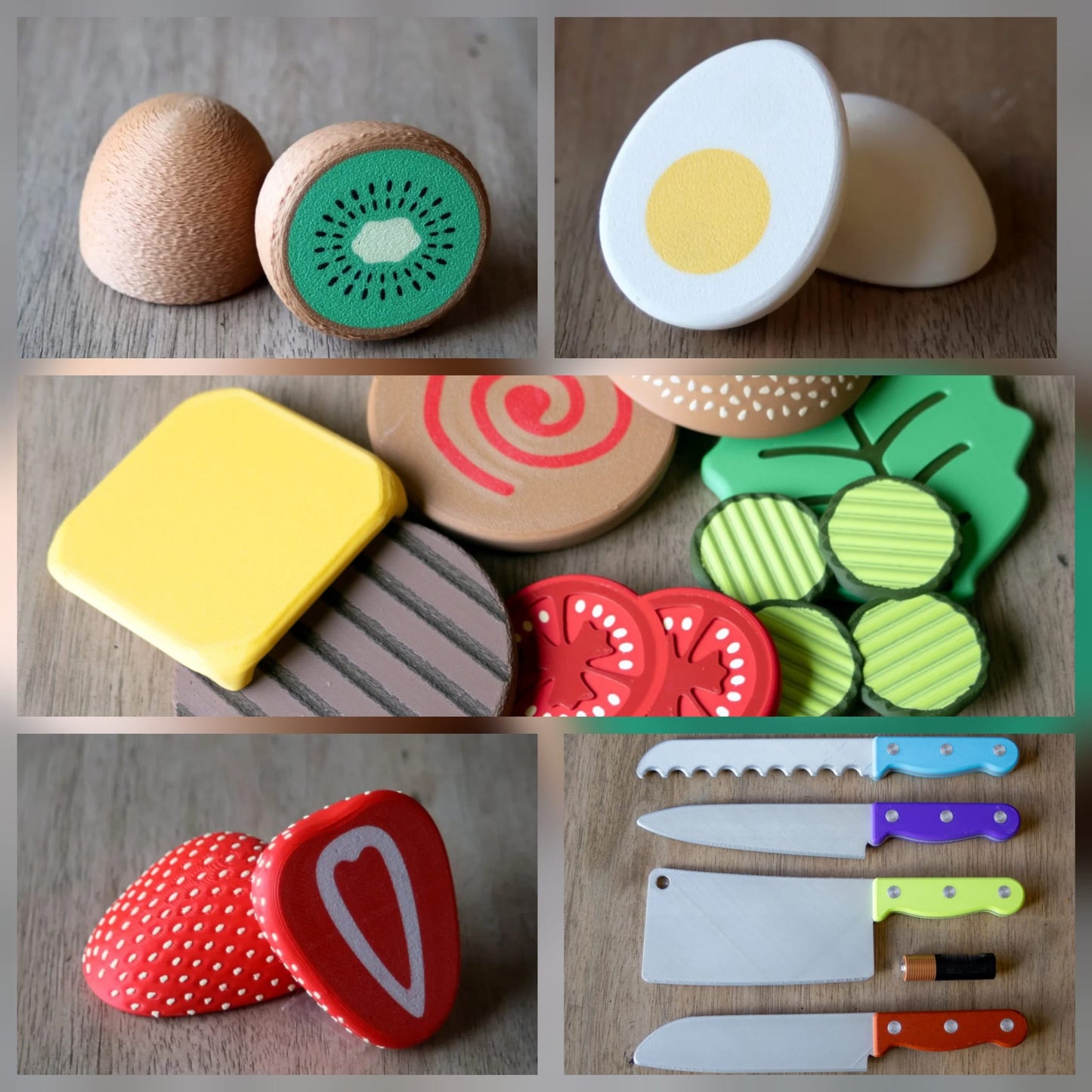 Pack Completo – Comida Magnética Cortable