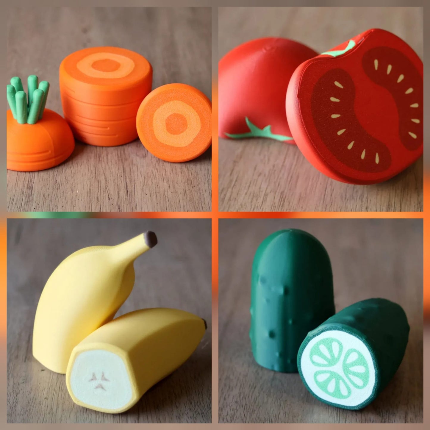 Pack Mercado – Comida Magnética Cortable
