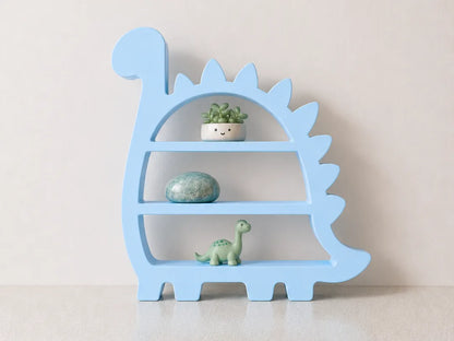 Estantería de Dinosaurio Adorable Infantil para decorar habitaciones infantiles y exponer juguetes, libros o figuras.
