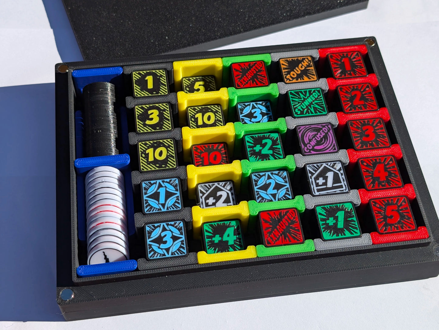 Marvel Champions LCG - Caja de Almacenamiento de Fichas Premium