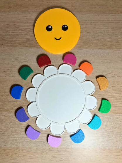 Rompecabezas Flor Feliz Montessori