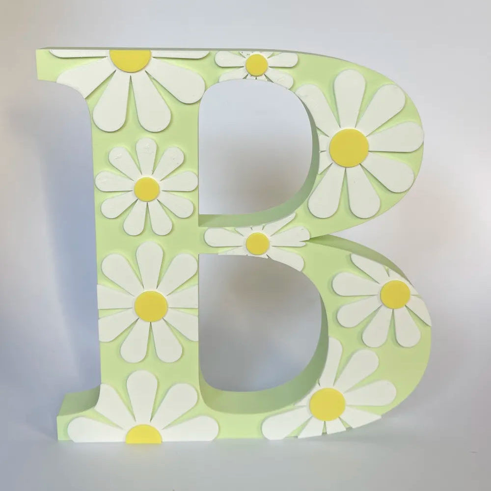 Letras Personalizadas Estilo Margaritas