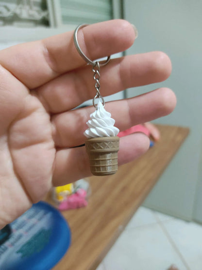 Clicker Llavero Cucurucho Helado Antiestrés