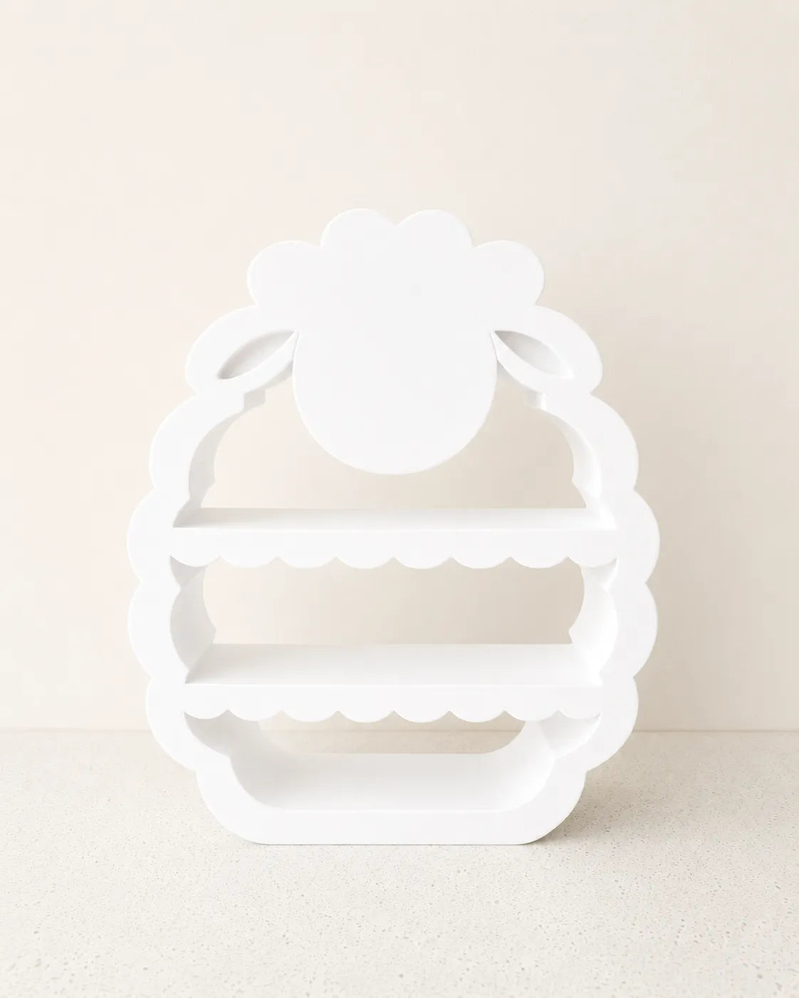 Estantería de Oveja Adorable Infantil impresa en 3D para decorar habitaciones infantiles y exponer juguetes, libros o figuras