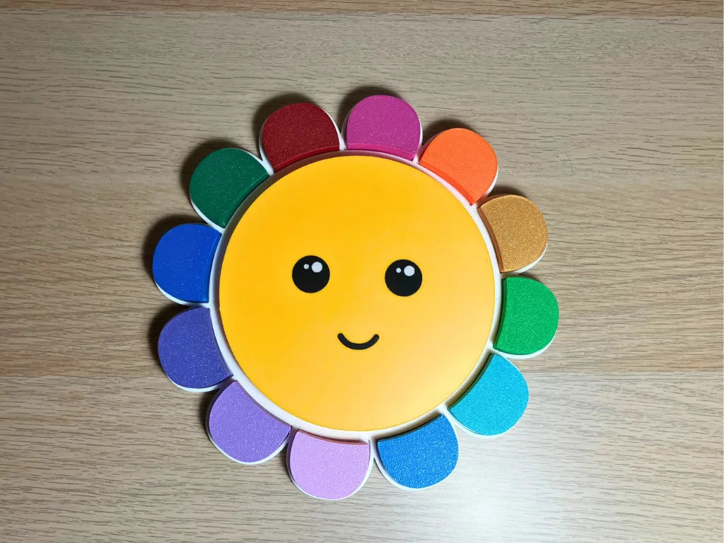 Rompecabezas Flor Feliz Montessori