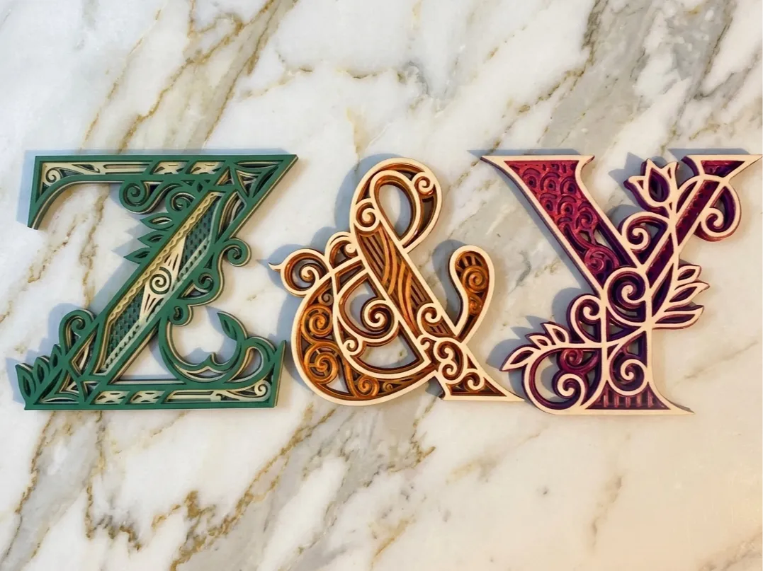 Letras Personalizadas Estilo Ornamental